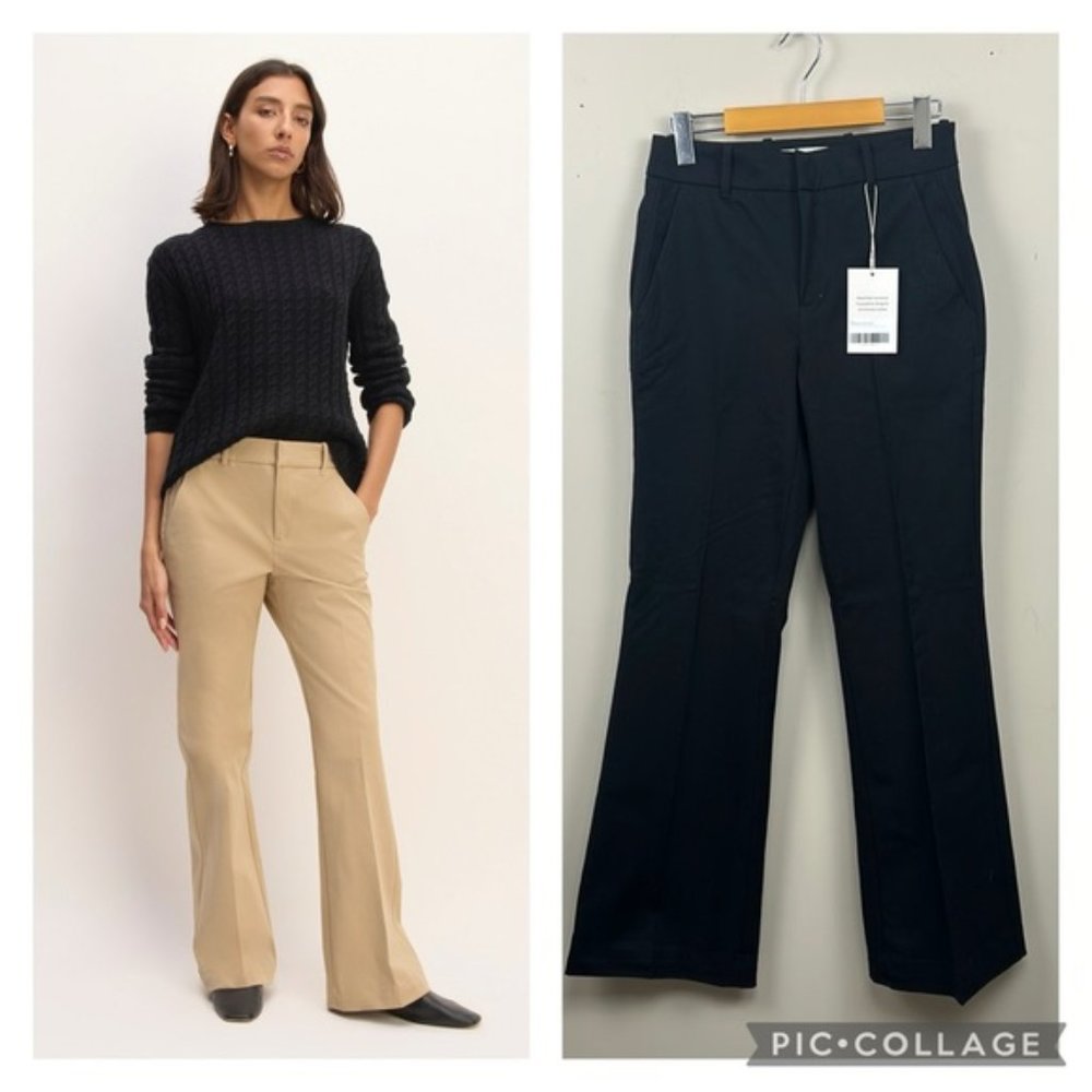 ❌❌SOLD❌❌NEW EVERLANE black bi stretch flare pants 2